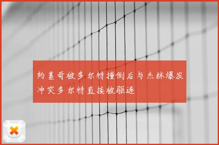 约基奇被多尔特撞倒后与杰林爆发冲突多尔特直接被驱逐